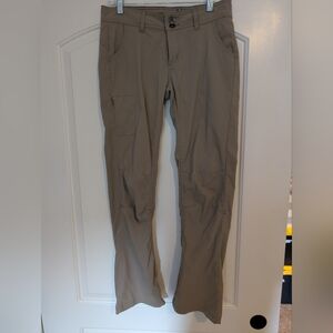 prAna Halle Straight Pants II - Women's, Beige, Sz 4 Regular